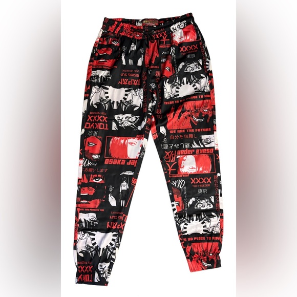Mens New Bold Graphic Print Jogger Pants
Tokyo drift style print oriental print - Picture 2 of 4